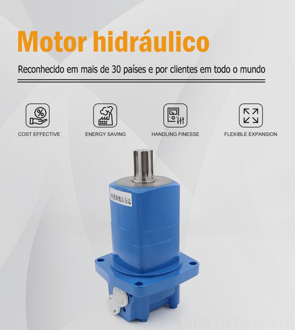 Motor Hidráulico Cicloidal BM5 80 cc/r 75 Lpm Motor hidráulico